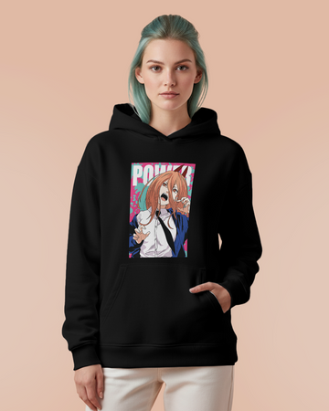 Moletom Canguru Chainsaw Man Makima Power 04 Unissex