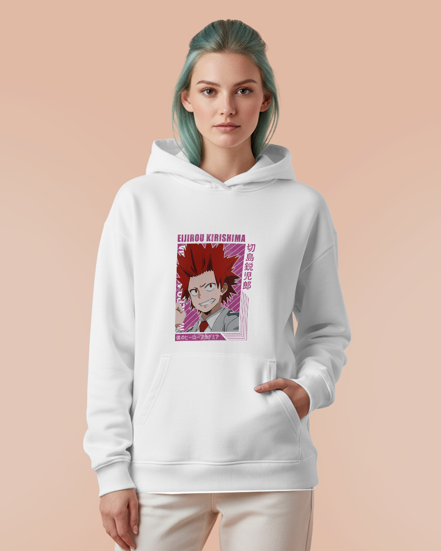 Moletom Canguru Boku No Hero Eijirou Kirishima 4 Unissex