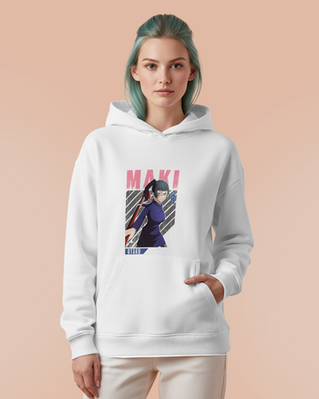 Moletom Canguru Jujutsu Kaisen Maki Zenin Unissex