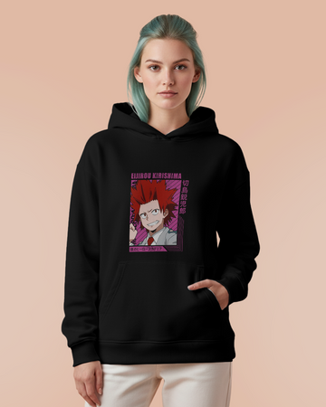 Moletom Canguru Boku No Hero Eijirou Kirishima 4 Unissex