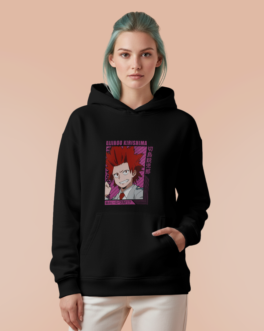 Moletom Canguru Boku No Hero Eijirou Kirishima 4 Unissex