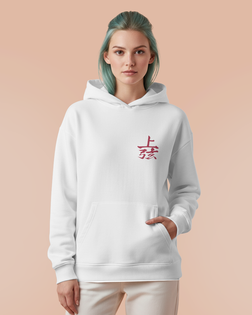 Moletom Canguru Demon Slayer Hakuji Soyama Akaza Frente e Costa Unissex