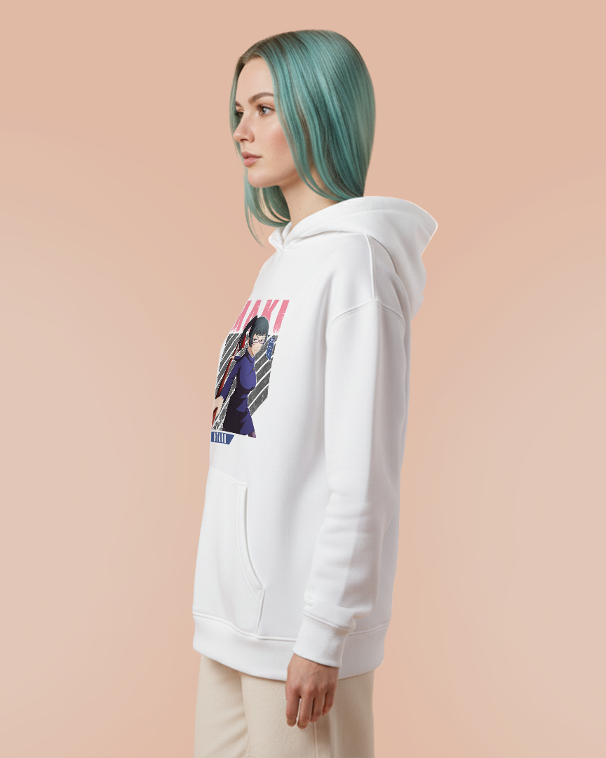 Moletom Canguru Jujutsu Kaisen Maki Zenin Unissex