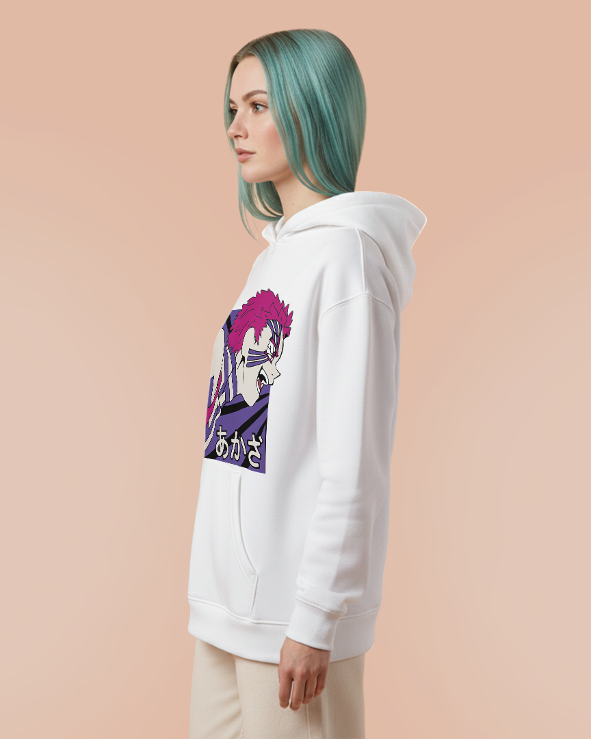 Moletom Canguru Demon Slayer Akaza Unissex